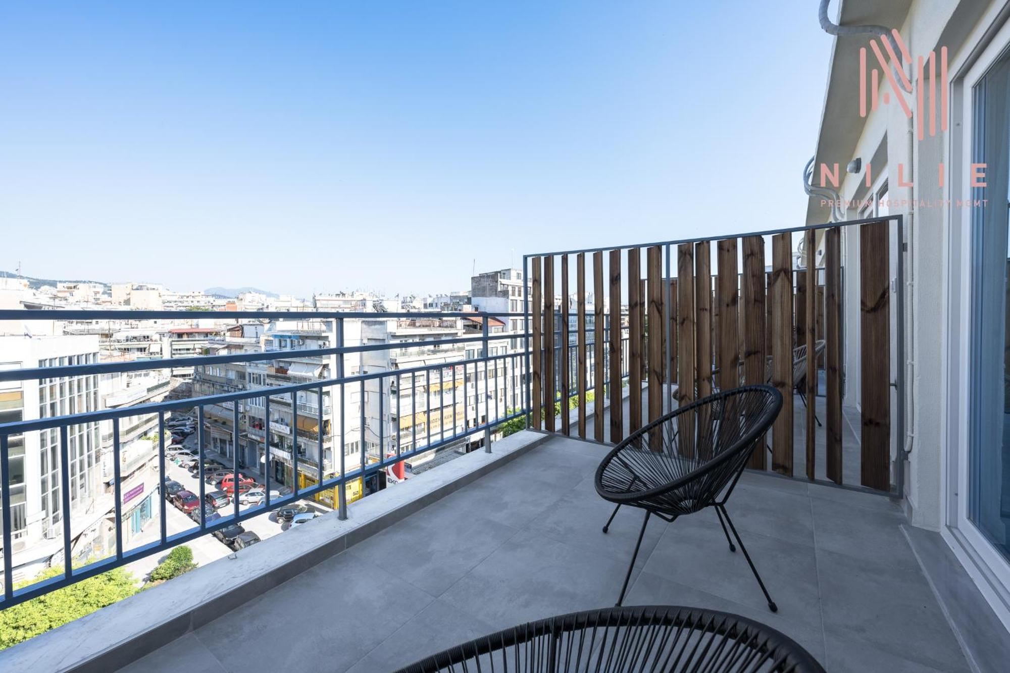 Appartement V1 Penthouse, Nilie Hospitality Mgmt à Thessalonique Extérieur photo