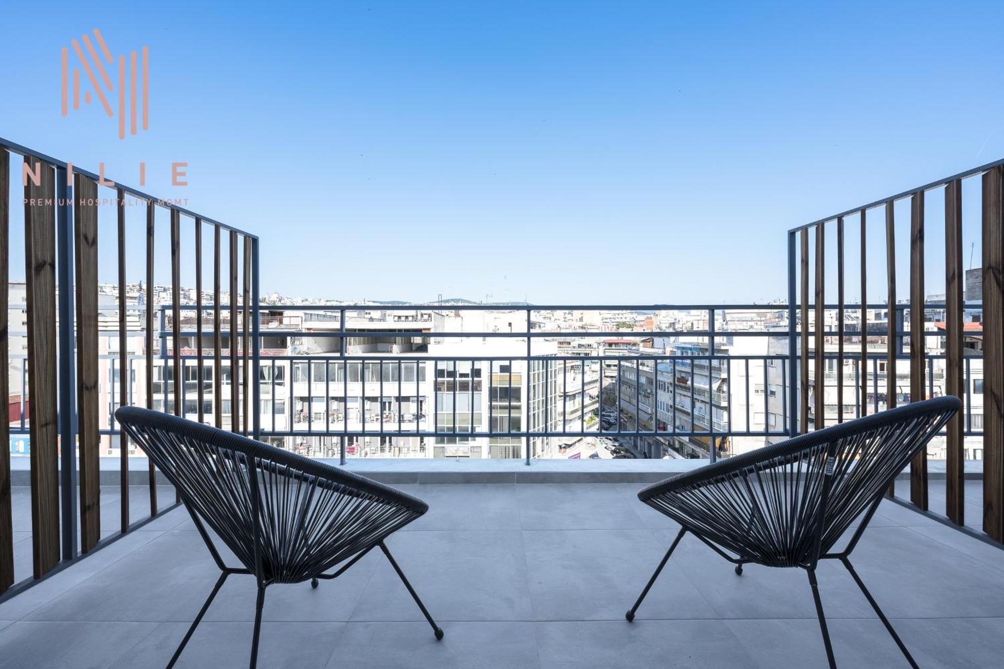 Appartement V1 Penthouse, Nilie Hospitality Mgmt à Thessalonique Extérieur photo