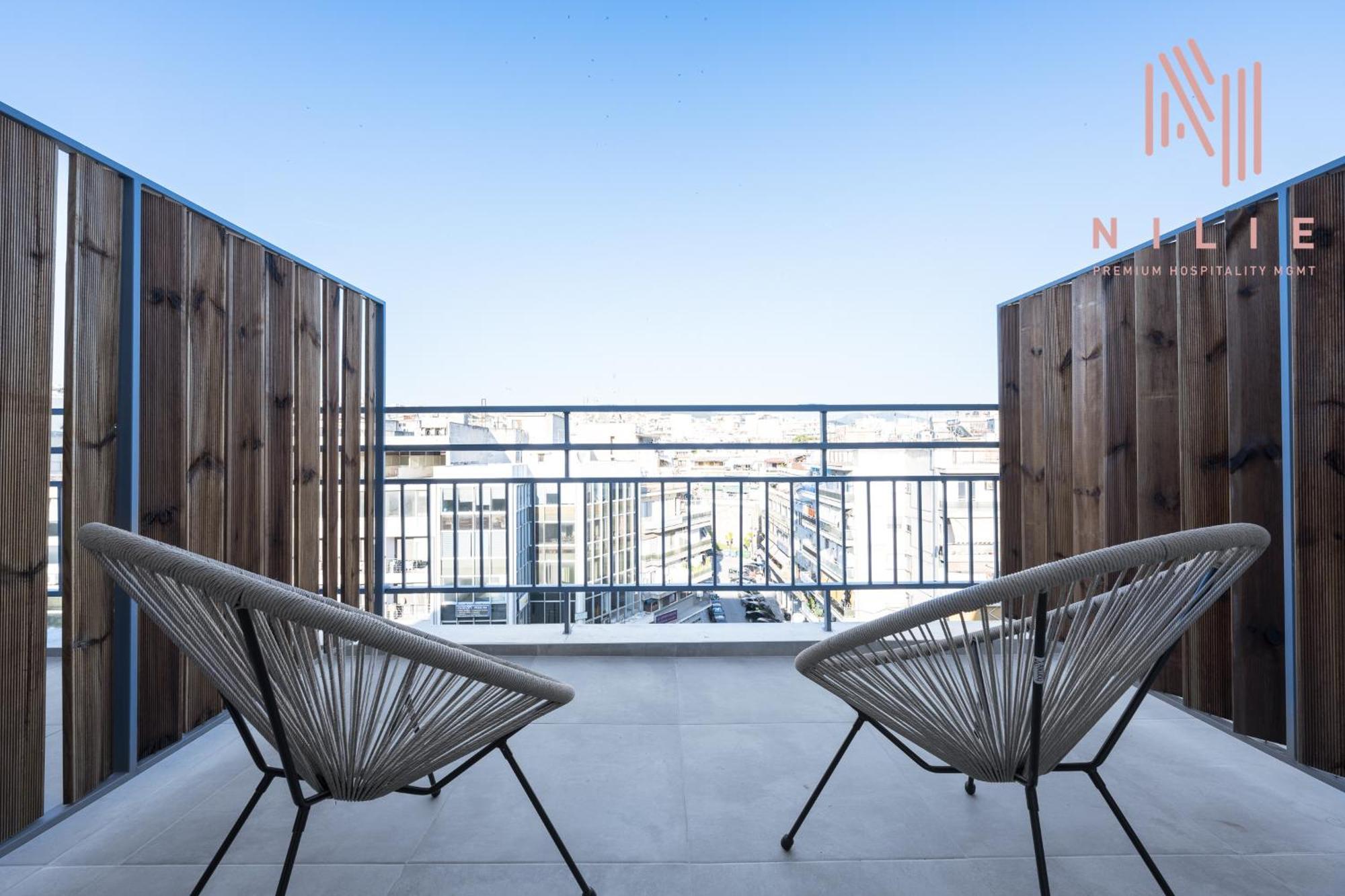 Appartement V1 Penthouse, Nilie Hospitality Mgmt à Thessalonique Extérieur photo