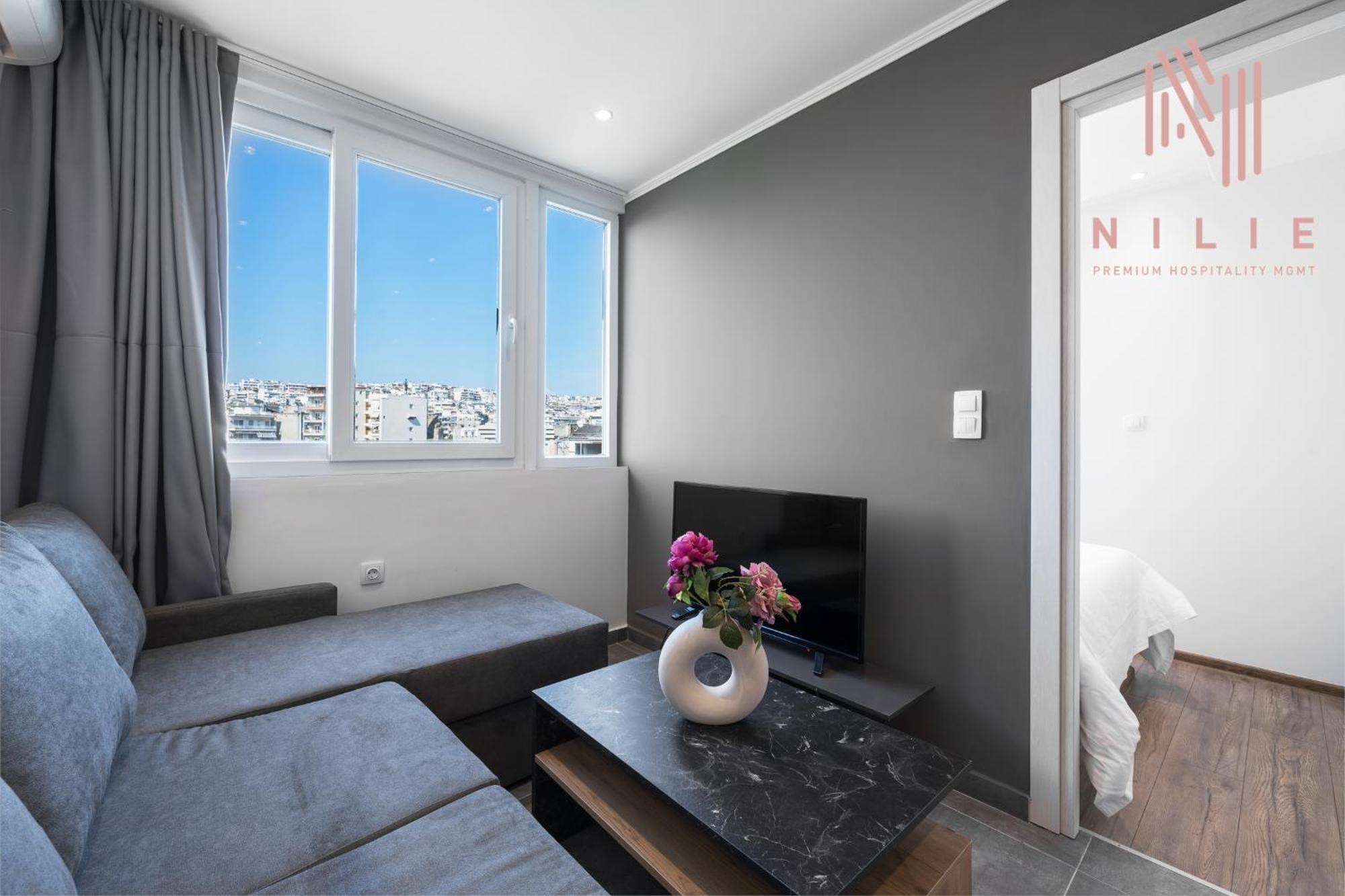 Appartement V1 Penthouse, Nilie Hospitality Mgmt à Thessalonique Extérieur photo