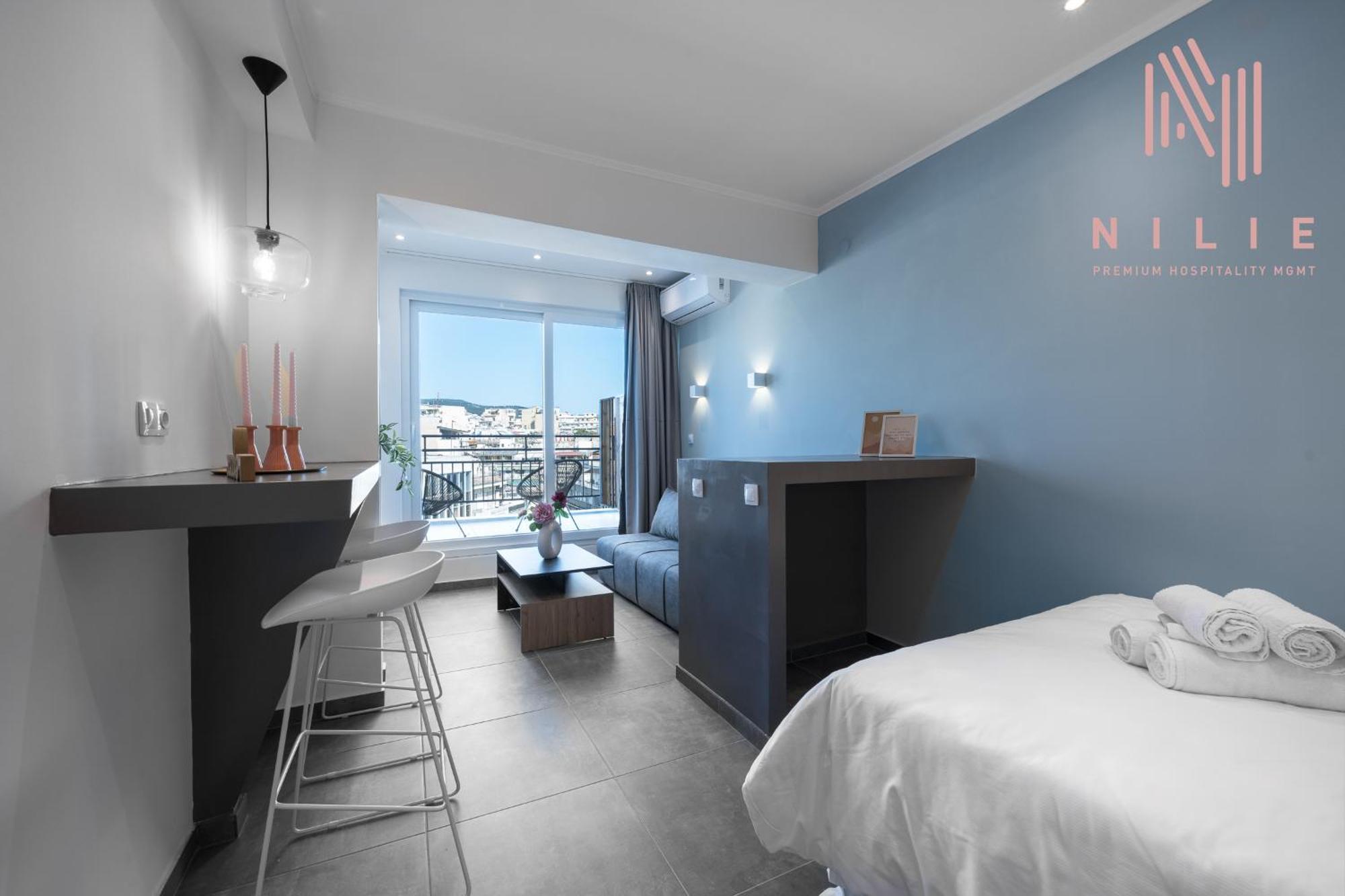 Appartement V1 Penthouse, Nilie Hospitality Mgmt à Thessalonique Extérieur photo