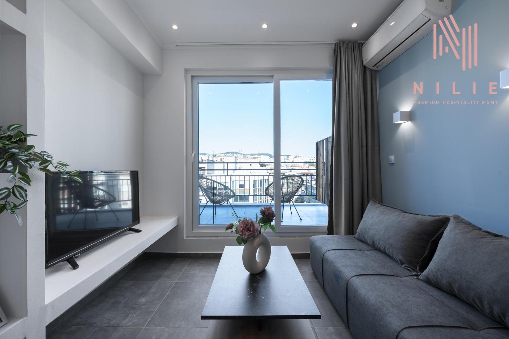 Appartement V1 Penthouse, Nilie Hospitality Mgmt à Thessalonique Extérieur photo