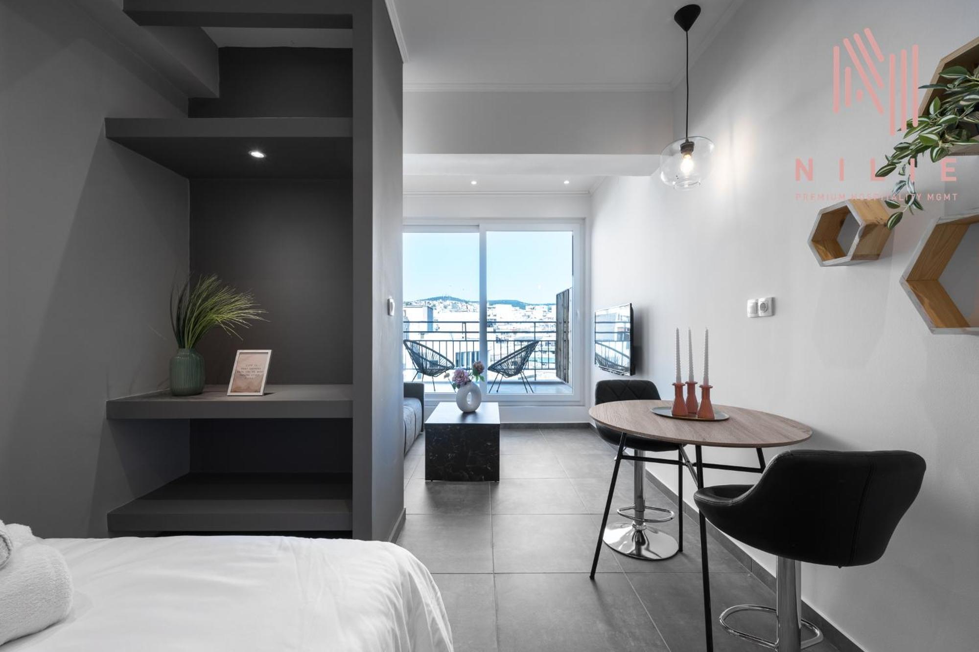Appartement V1 Penthouse, Nilie Hospitality Mgmt à Thessalonique Extérieur photo