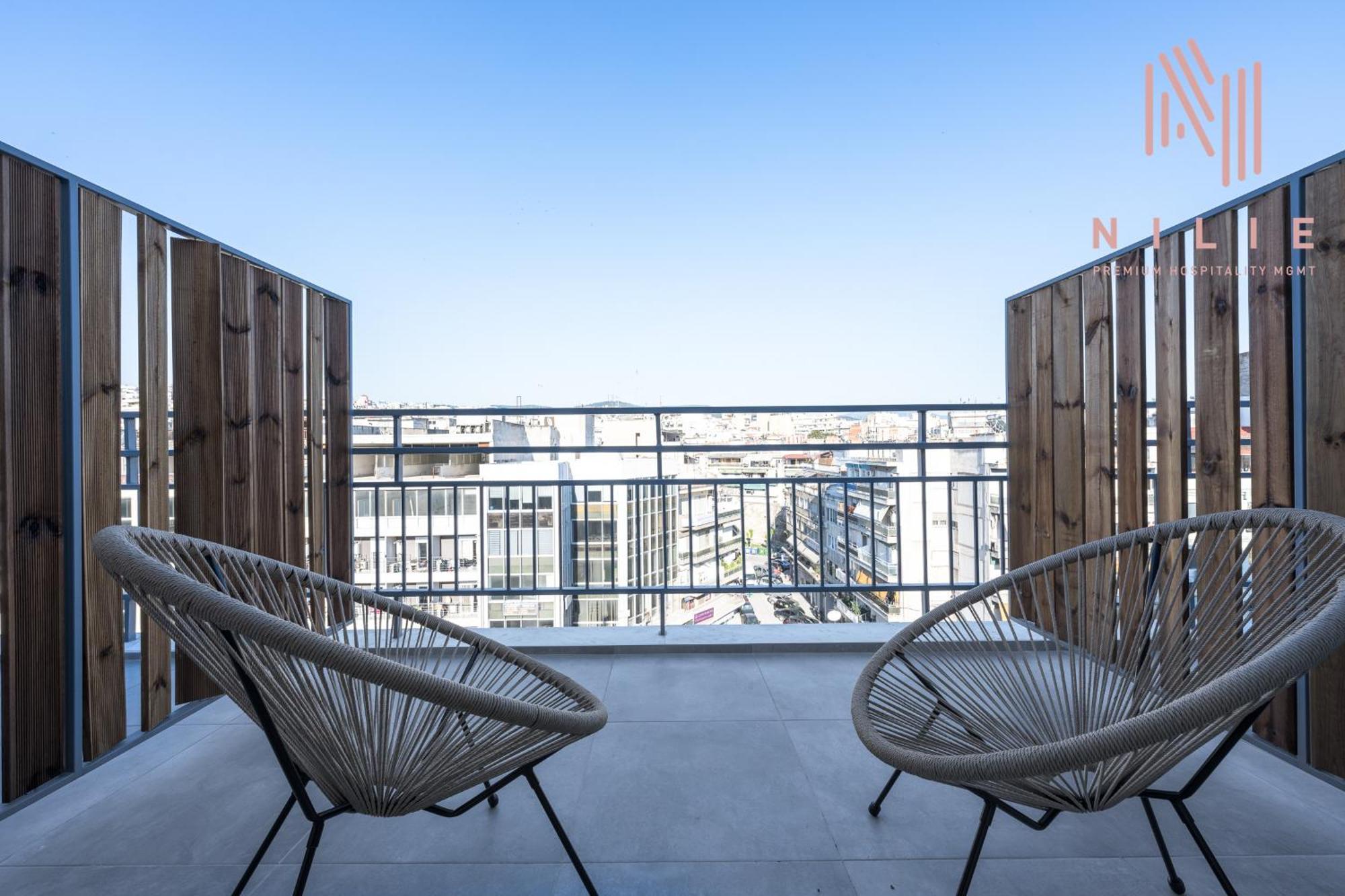 Appartement V1 Penthouse, Nilie Hospitality Mgmt à Thessalonique Extérieur photo