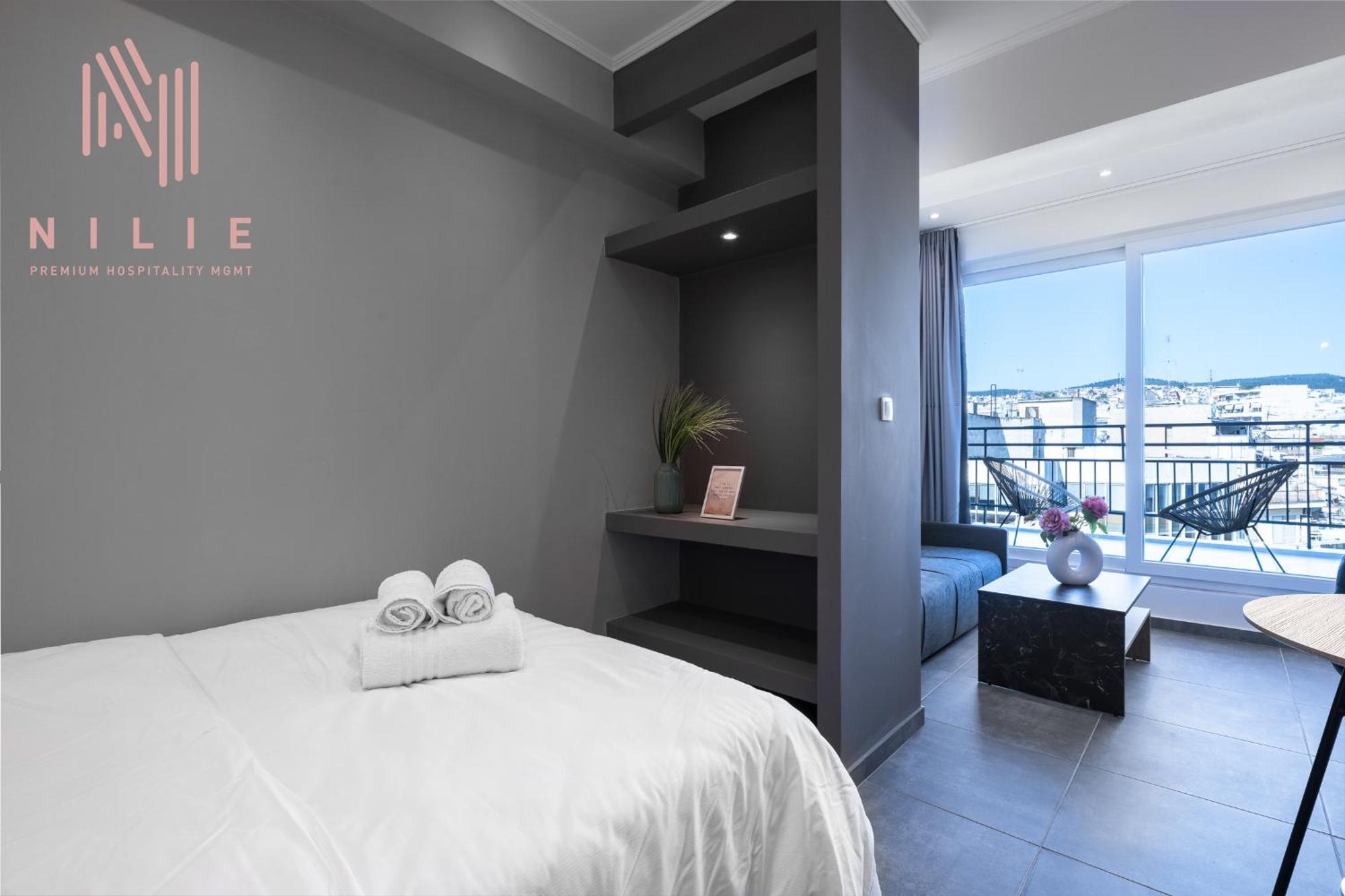 Appartement V1 Penthouse, Nilie Hospitality Mgmt à Thessalonique Extérieur photo